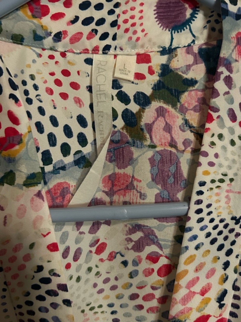 Silk RACHEL Rachel Roy Multicolor Print Dress - Picture 2 of 5